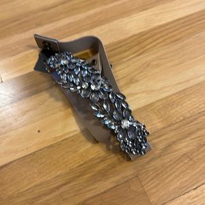 New with tags. BCBG stone waist belt. Size M. Beige with neutral stones.